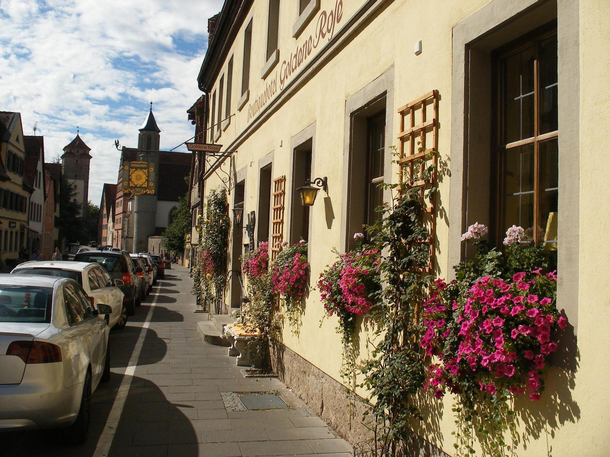 Boutiquehotel Goldene Rose - Self-Check-In روتنبورغ أوب در تاوبر المظهر الخارجي الصورة