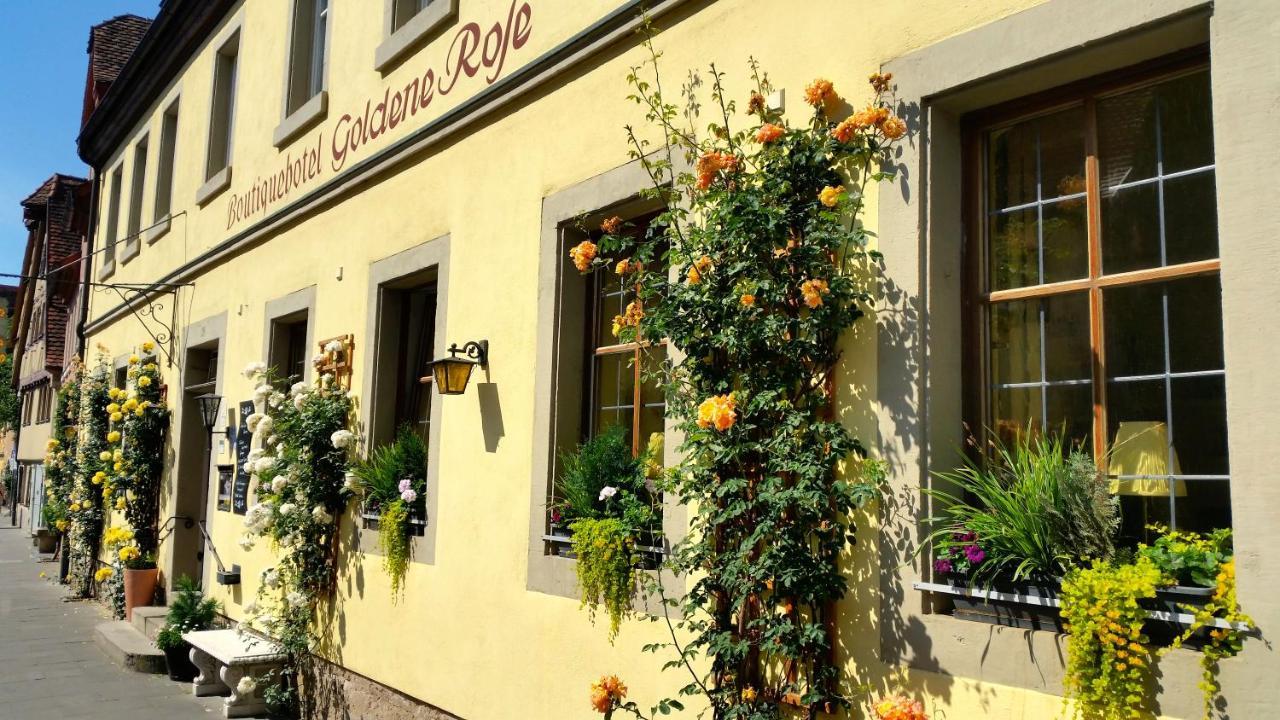 Boutiquehotel Goldene Rose - Self-Check-In روتنبورغ أوب در تاوبر المظهر الخارجي الصورة