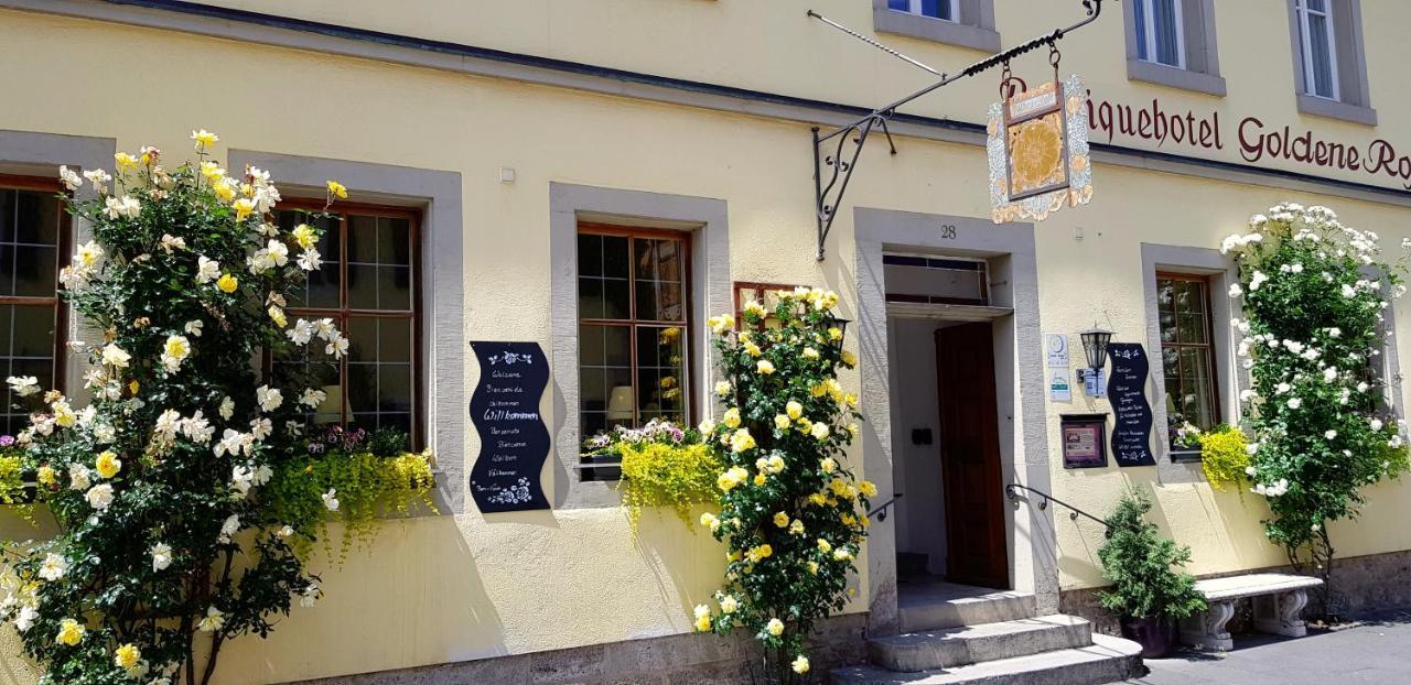 Boutiquehotel Goldene Rose - Self-Check-In روتنبورغ أوب در تاوبر المظهر الخارجي الصورة